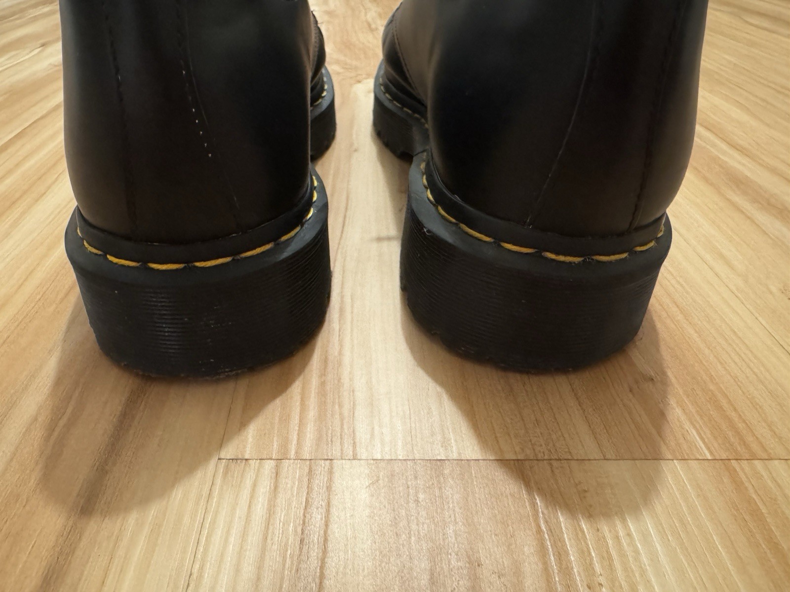 Black Dr. Martens 1461 bex smooth leather in US Men’s 12