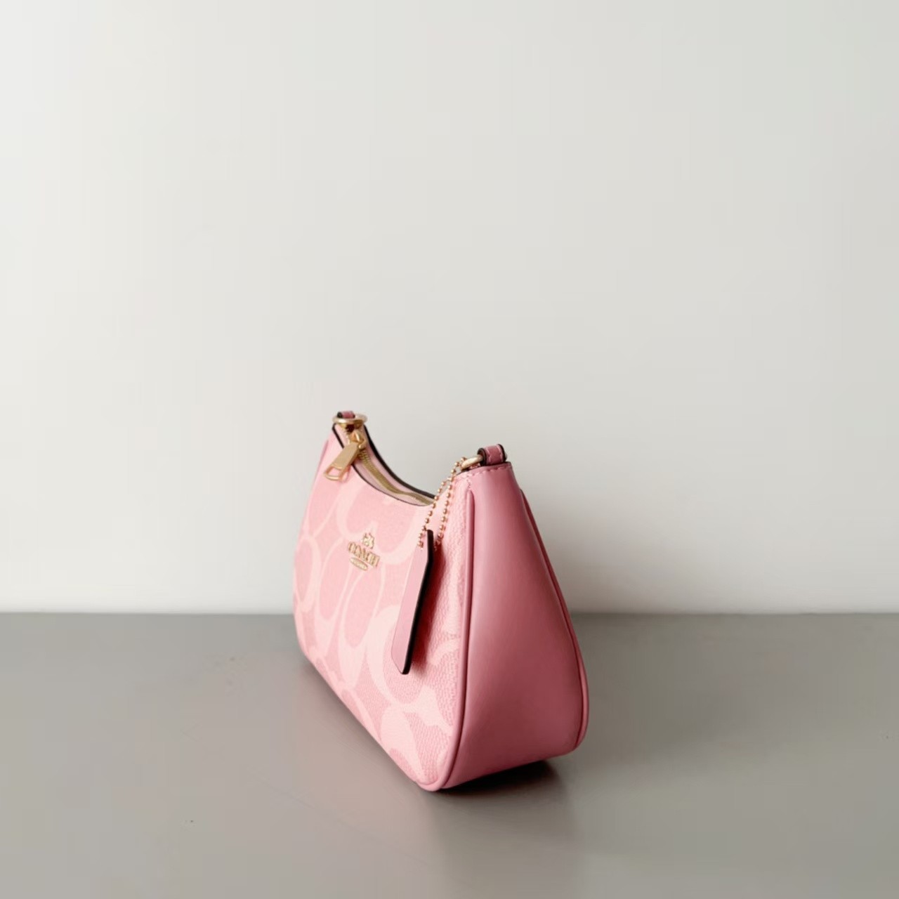 NWT Coach Teri Shoulder Bag In Signature Canvas CAL51 Powder Pink