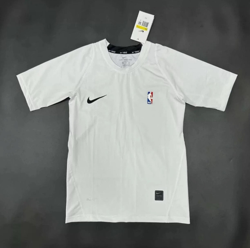 NIKE PRO NBA Compression TShirt – Black and White