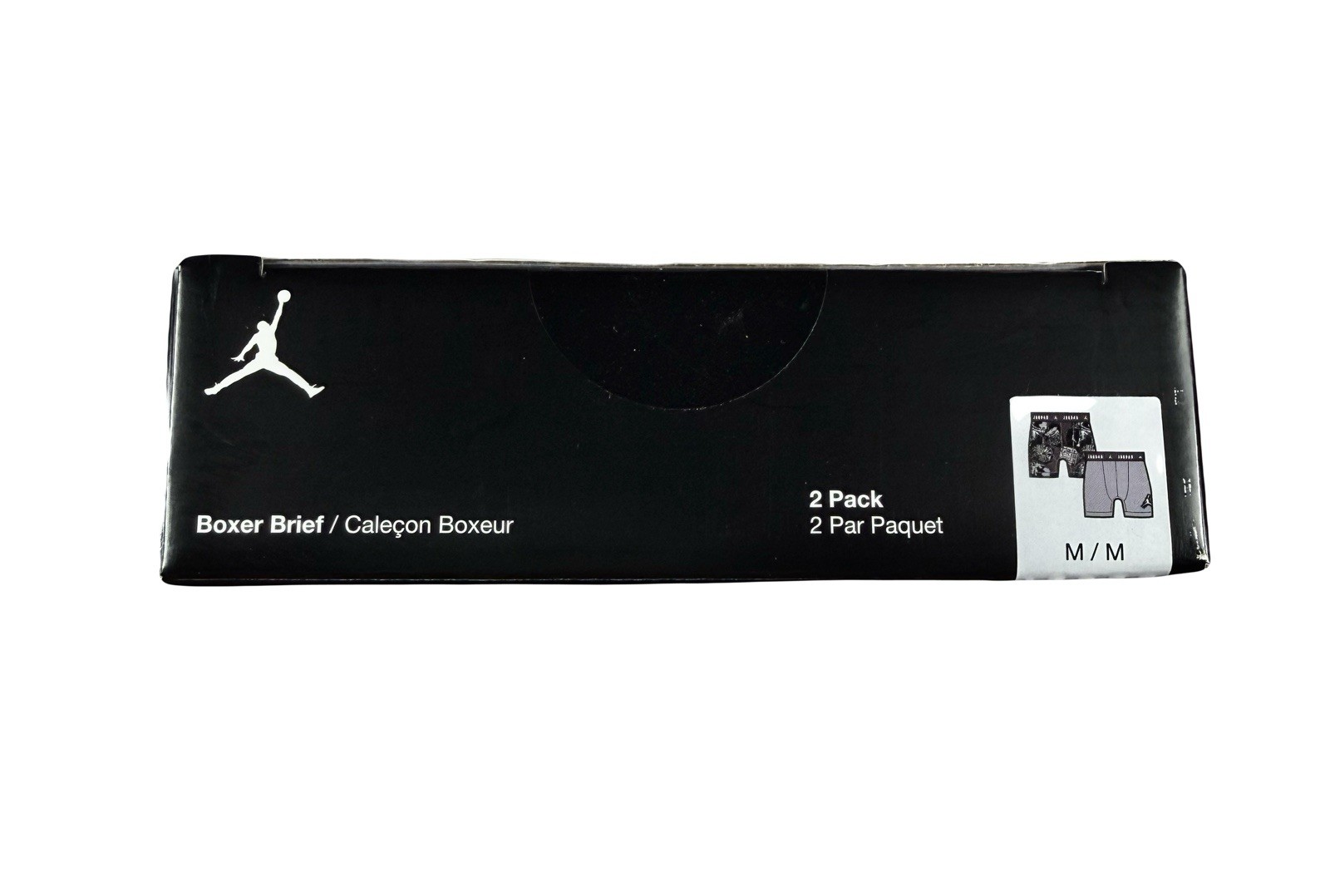 NWT. Jordan. 2 Pack. Flight Cotton Stretch Boxer Briefs. Off Noir. MRSP. $38.00