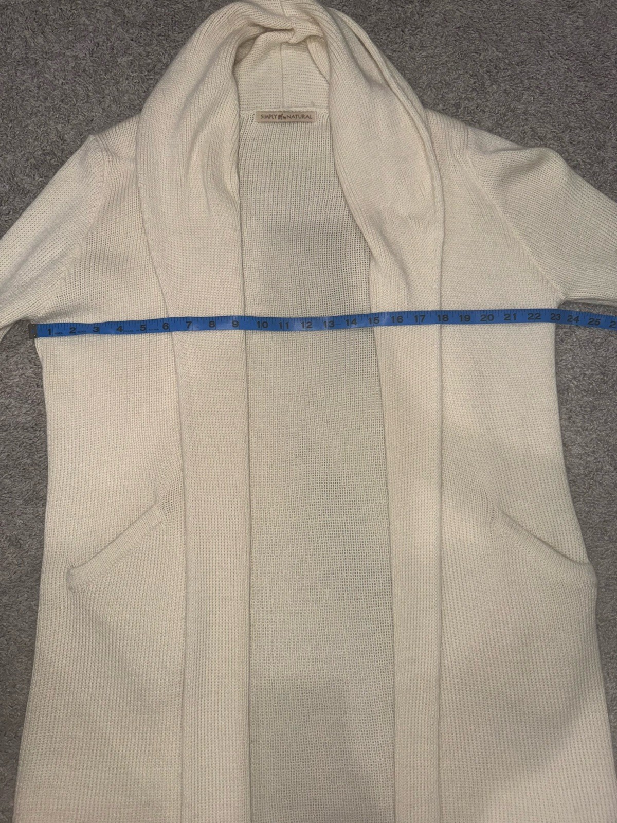 Simply Natural Jena Alpaca blend Long Cardigan- One Size-Warm-Made to Last