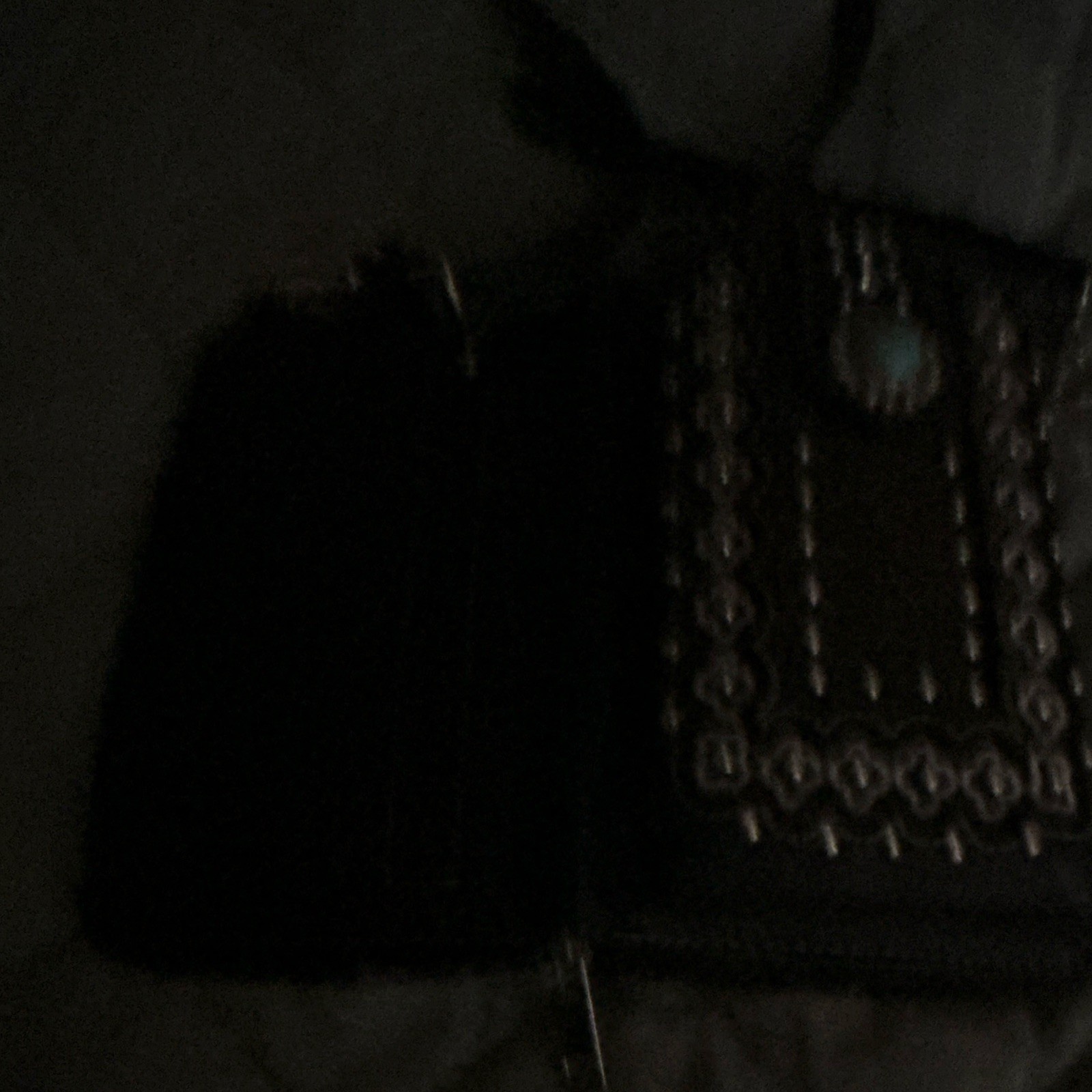 Black Small Western Cowgirl Studded Crossbody Bag Zip Closure Detachable Strap