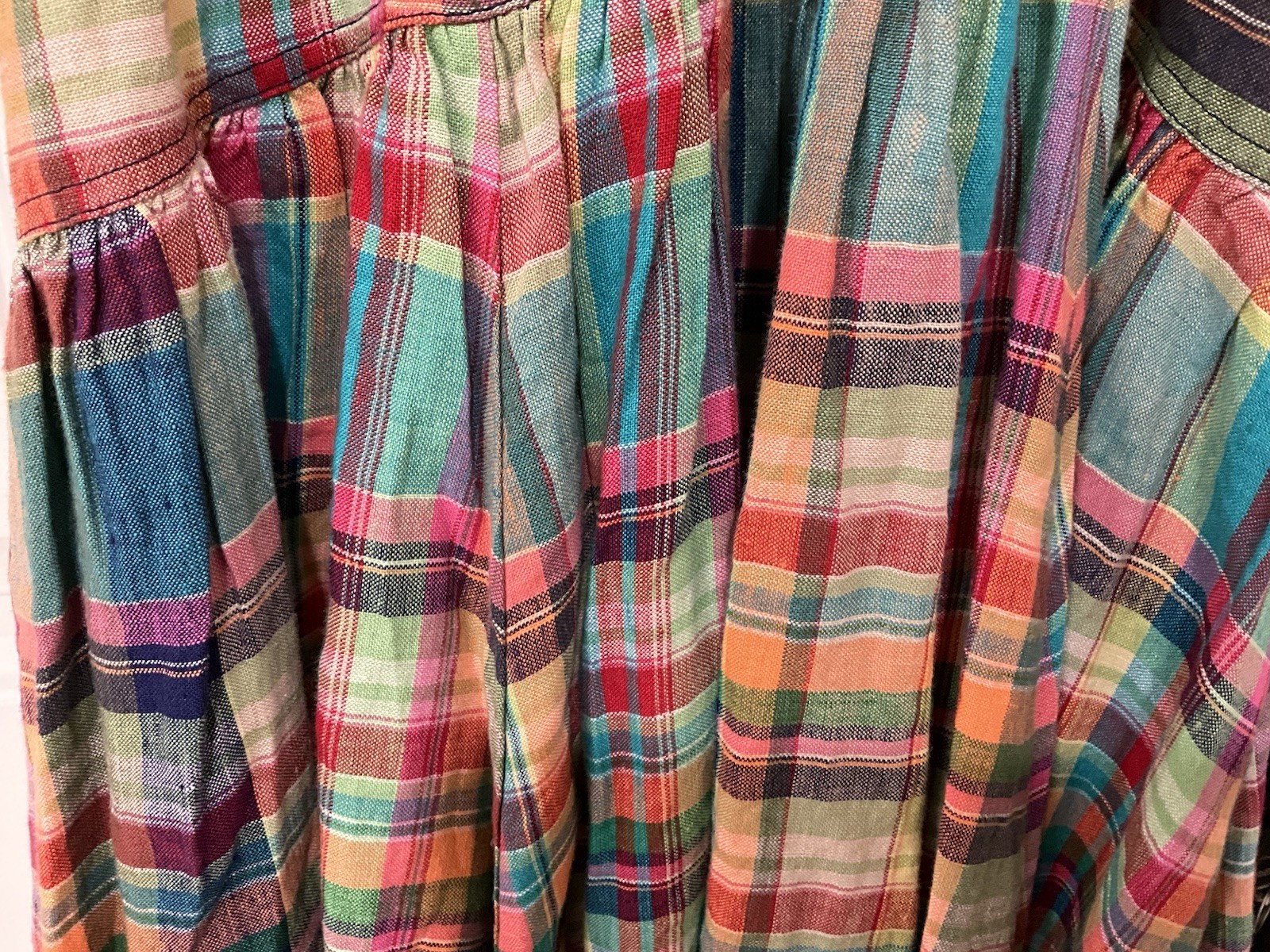 Polo Ralph Lauren Plaid Linen Sundress
