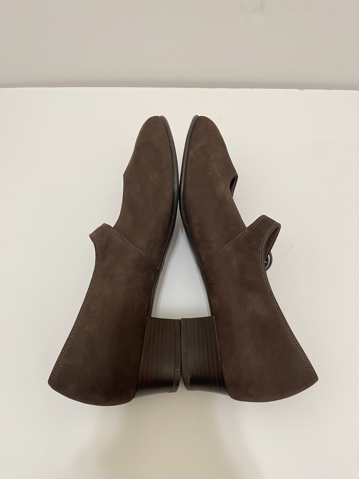 NWOB NEW Theresia Gaby Mary Jane Brown Suede German comfort shoes 5.5G US 7