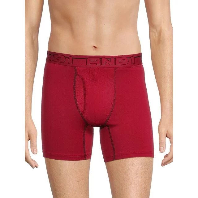 Choose Size 6-Pairs And1 ProPlatinum Underwear Reg Leg 6″ Boxer Briefs Athletic
