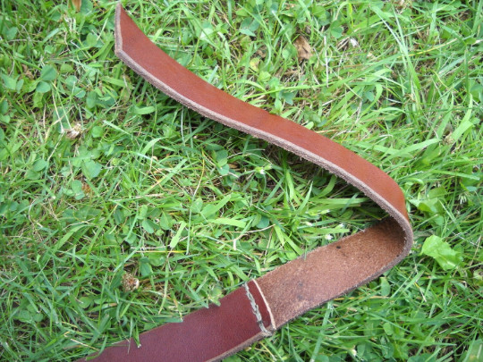 Handmade Double Ring Rugged Leather Belt Mens Womens 1″ inch *MEASURE YOUR SIZE*