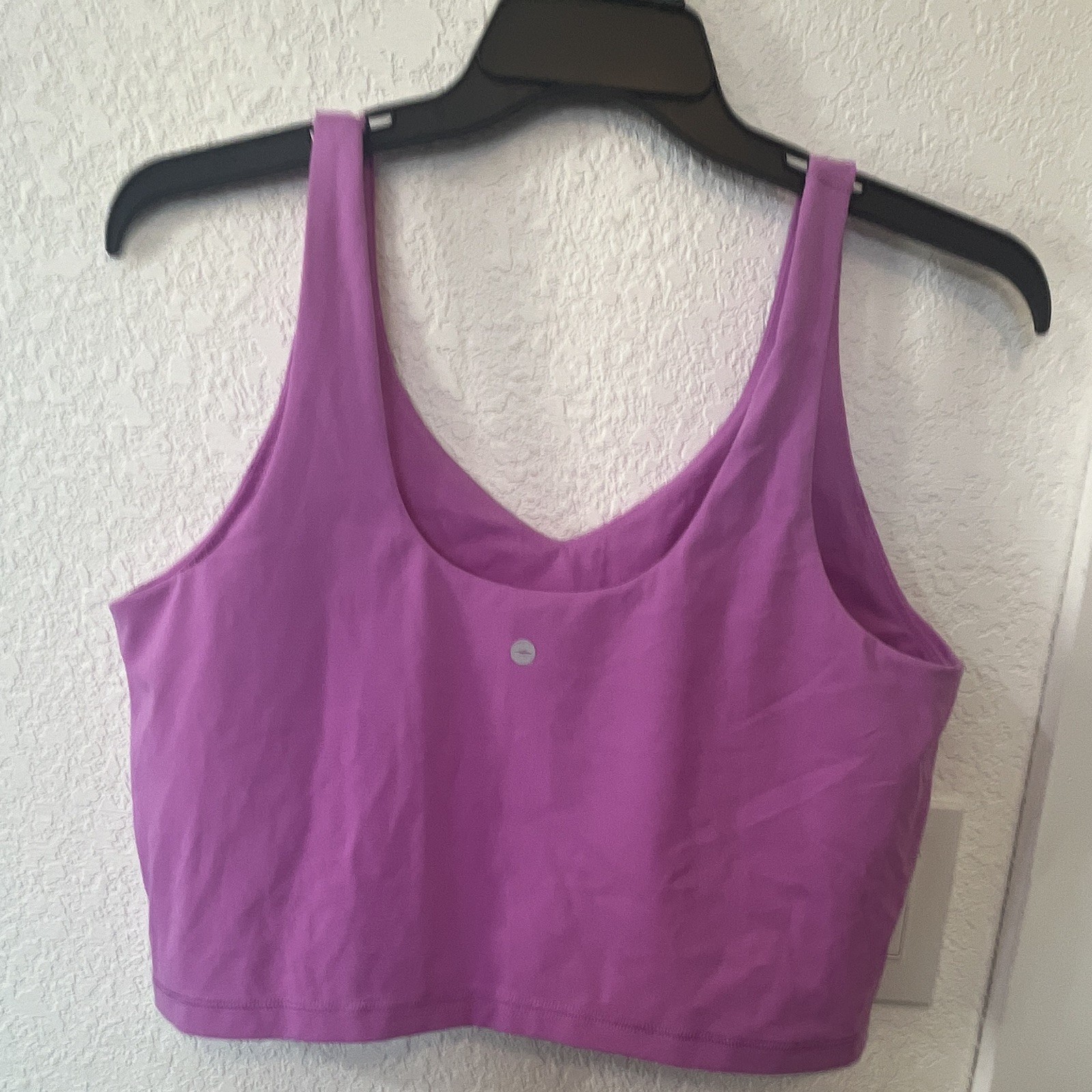 Avia Women’s Purple Solid Sports Bra XL Regular Wireless Pullover Bra