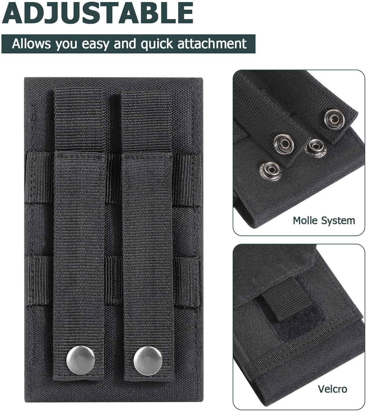 Tactical Molle Cell Phone Pouch Army Holster Case Waist Pouch Bag for Smartphone