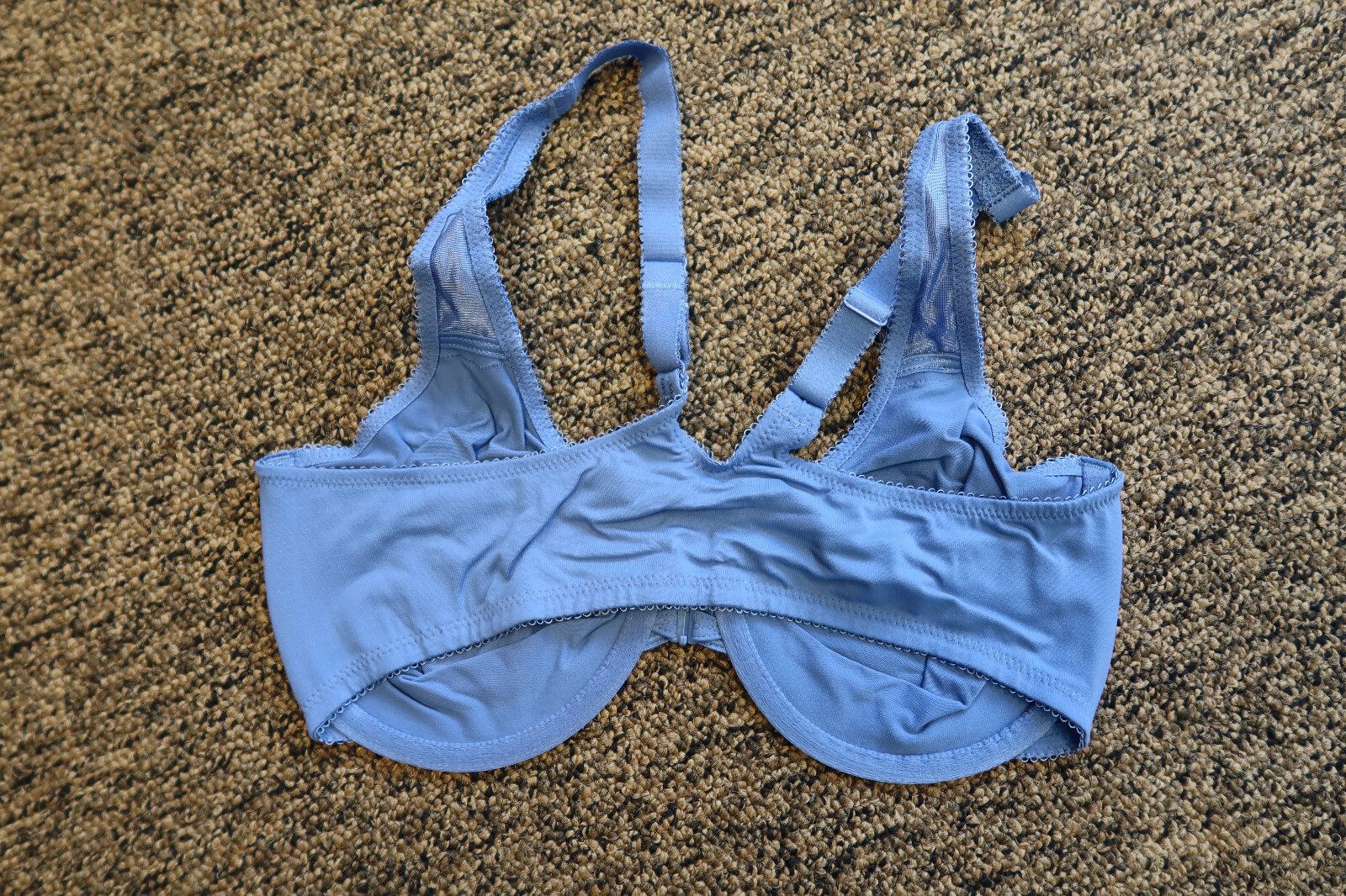 New Wacoal Soft Embrace Front Close Racerback Bra – Size 36D – Blue – # 851311