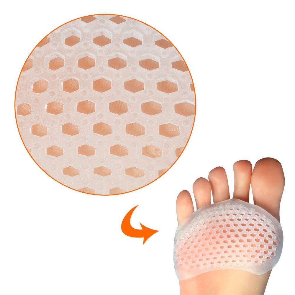 Hoogoo Toe Pads Ball of Cushions Metatarsal Foot Pads…