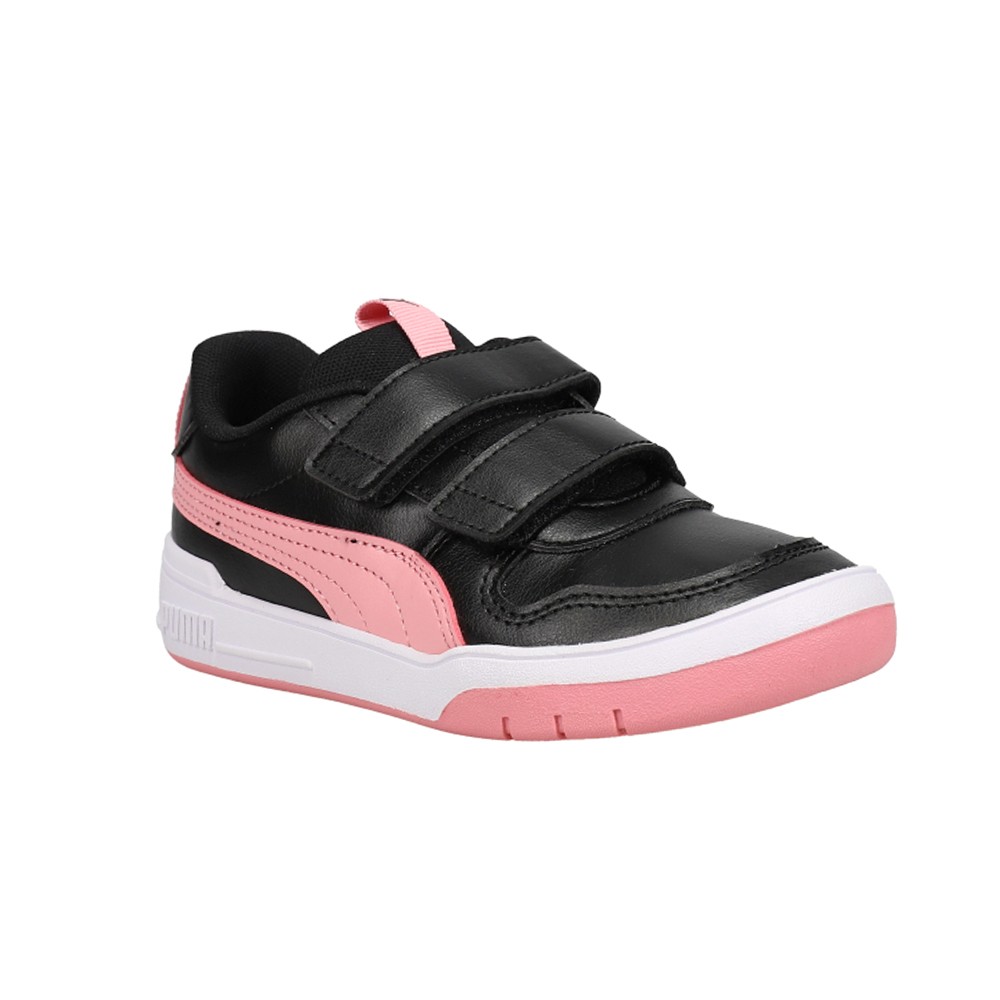 PUMA Multiflex Synthetic Slip On Toddler Girls Black, Pink Sneakers Casual Shoe