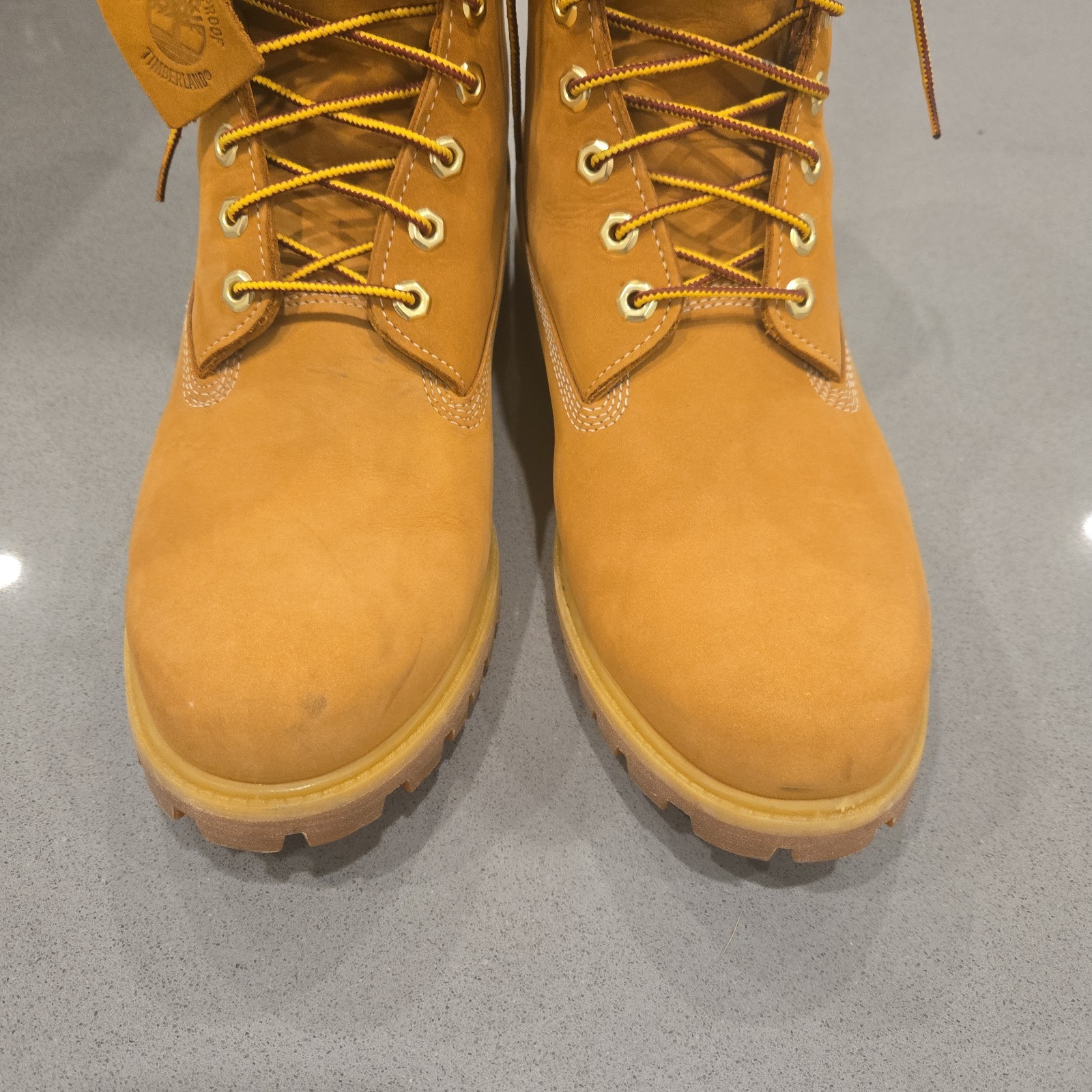 TIMBERLAND BOOTS 6 Inch 2 Pairs BLACK WHEAT PRE OWNED SEE DESCRIPTION