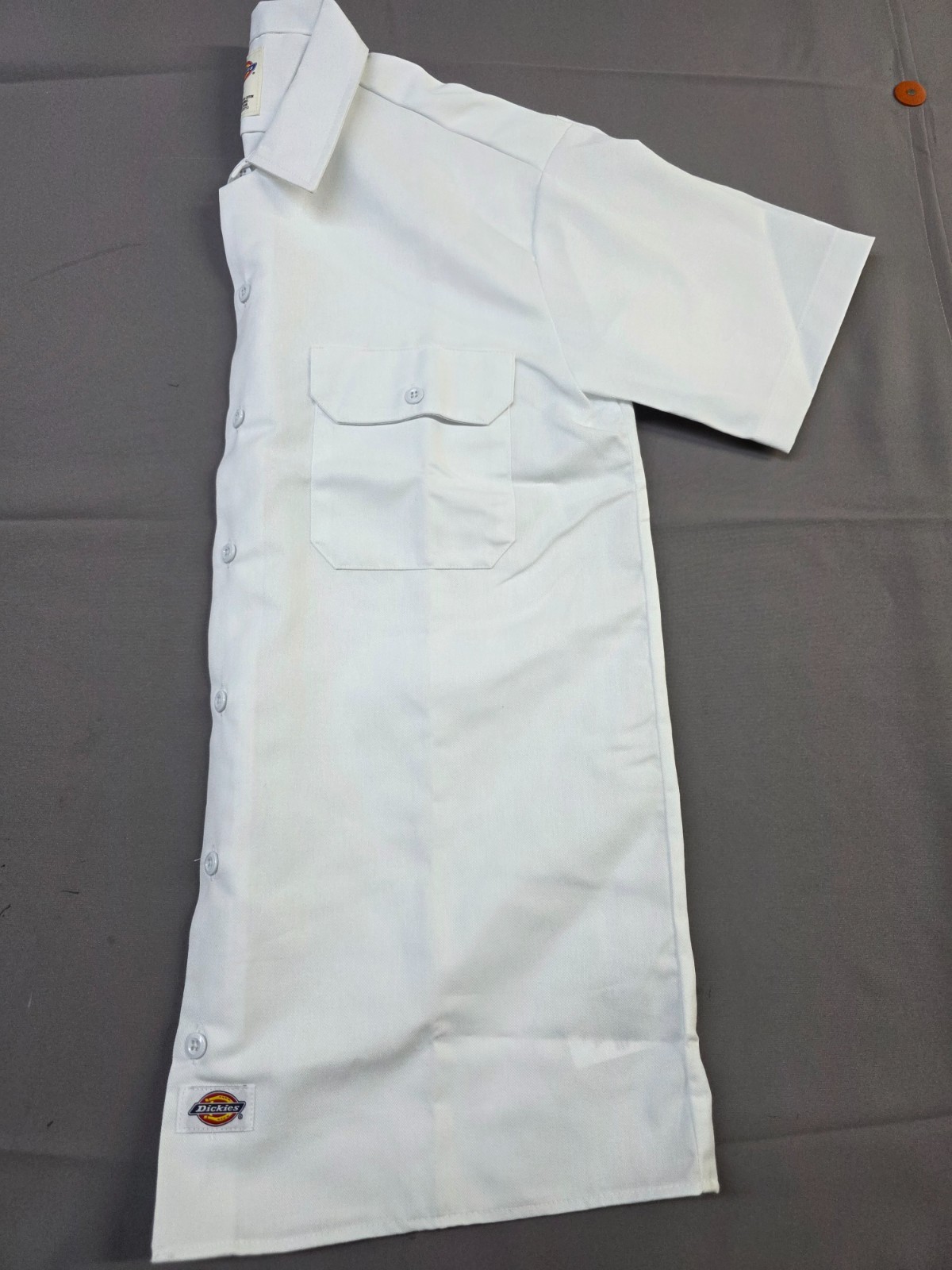 Dickies Men’s Short Sleeve Durable Twill Button Down Work Shirt