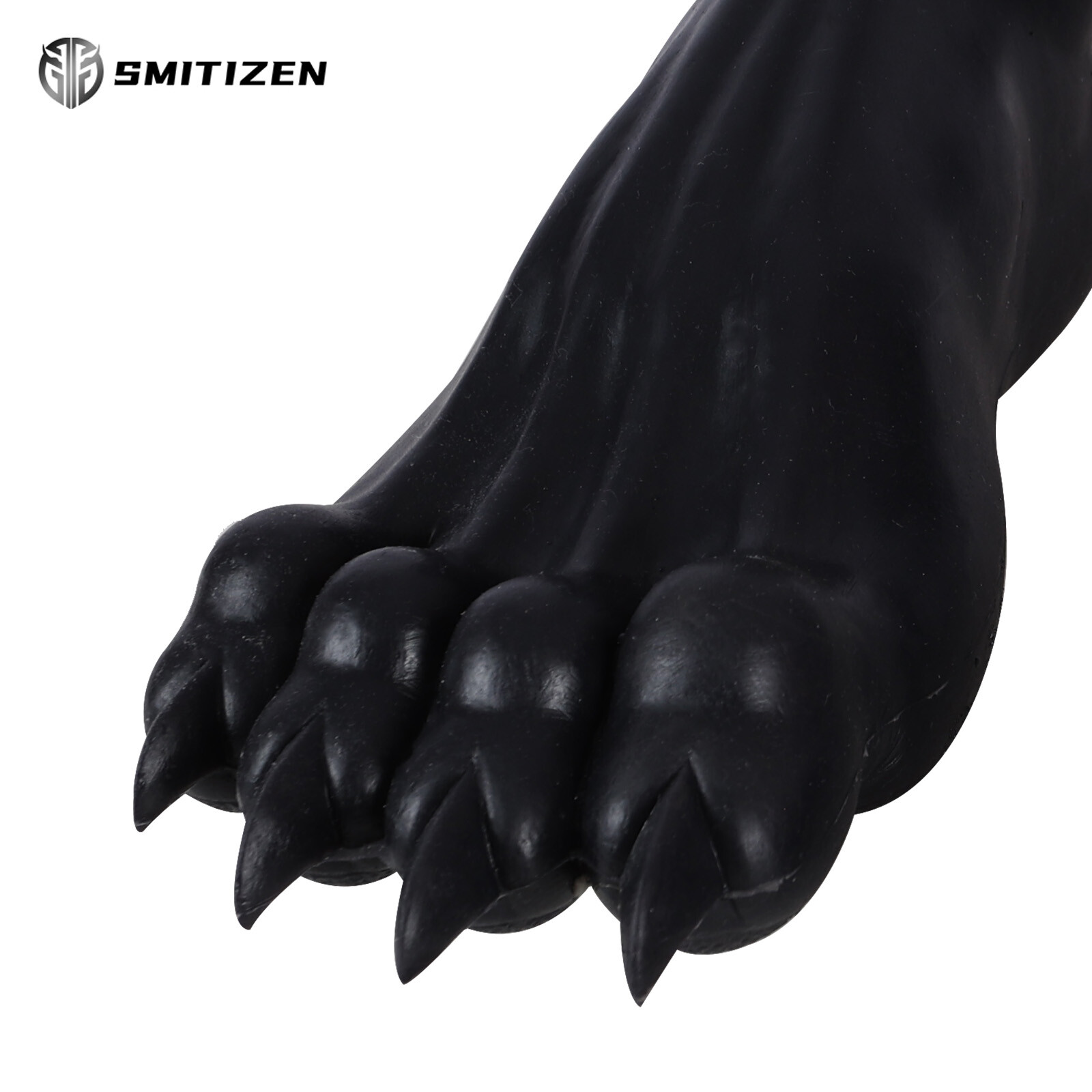 Smitizen Silicone fake claw Black Beast Paw monster Feet Realistic Skin Cosplay