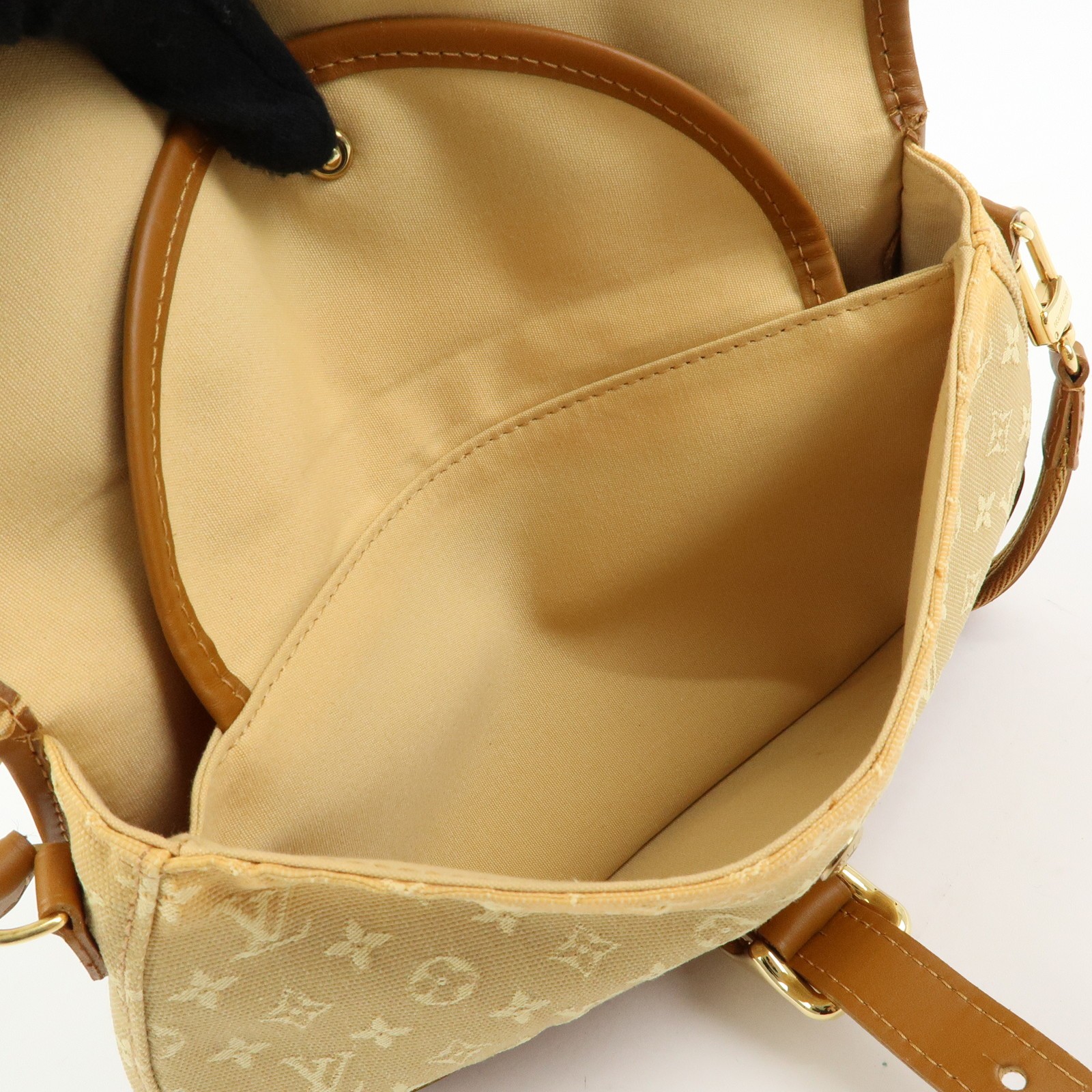 Louis Vuitton Monogram Mini Marjolie Hand Bag Beige M92694 Authentic Used F/S