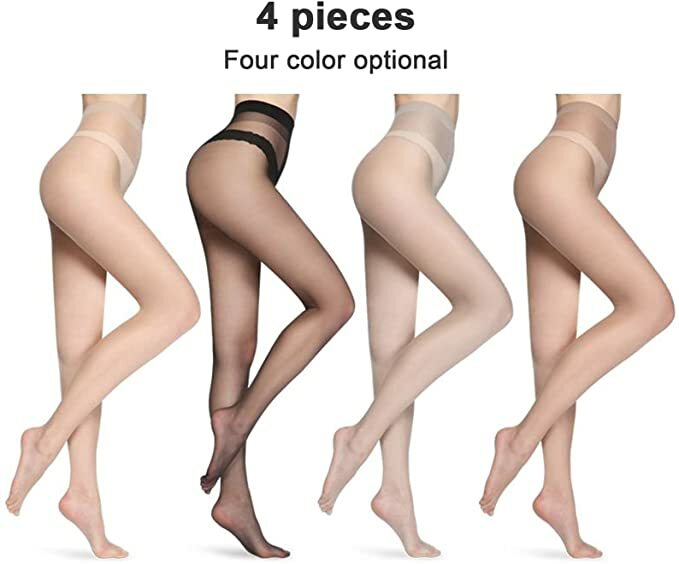15D Pantyhose Tights for Women-Women’s Ultra Sheer Tight with Control To