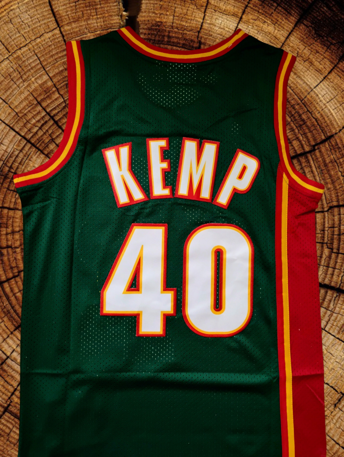 Seattle Supersonics Jersey #40 Shawn Kemp Throwback Jersey Adult sizes