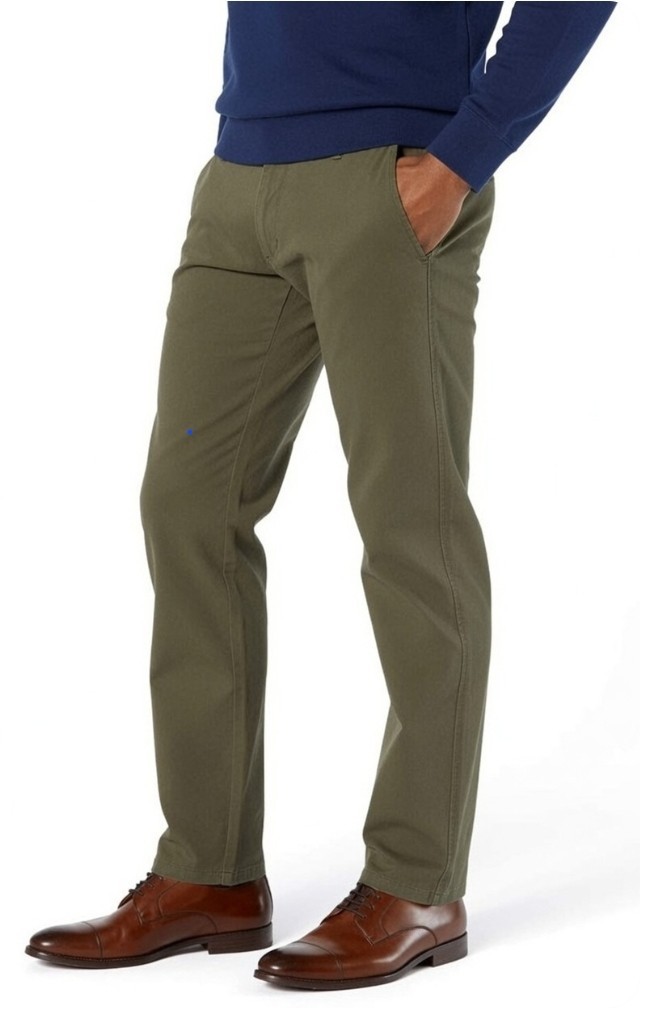 New!! Dockers Straight Fit Ultimate Chino with Smart 360 Flex Men’s 32×32 Olive