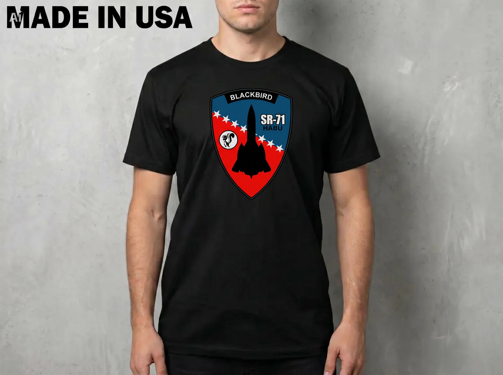 NEW SR-71 Blackbird Habu Skunk – Unisex SHIRT SIZE S-2XL MADE IN USA