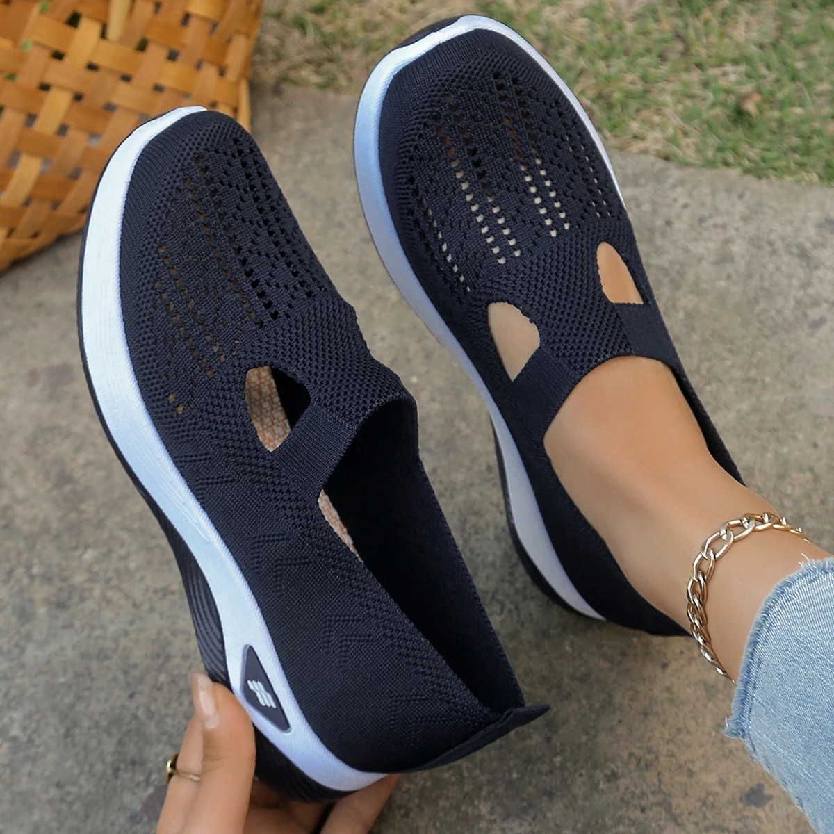 Women’S Casual Shoes Breathable Comfortable Orthopedic Shoes Non Slip Sneakers f
