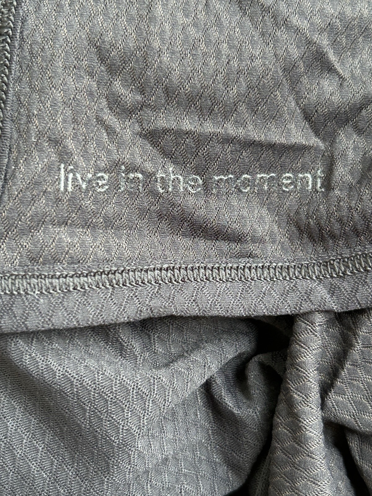 lululemon Black Unisex Scarf Head Wrap Nylon/Elastane approx. 65”x28”