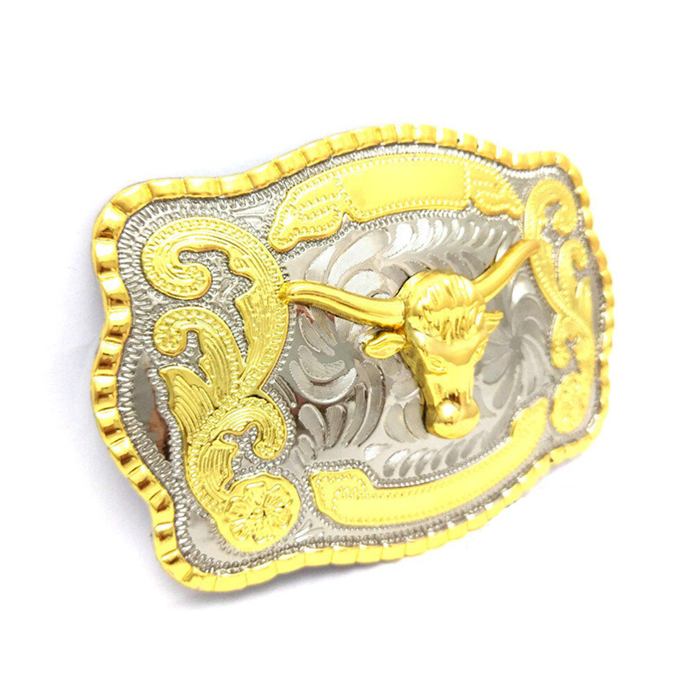 American Men Metal Fashion New Big Cowboy Western Shine Belt Buckle US