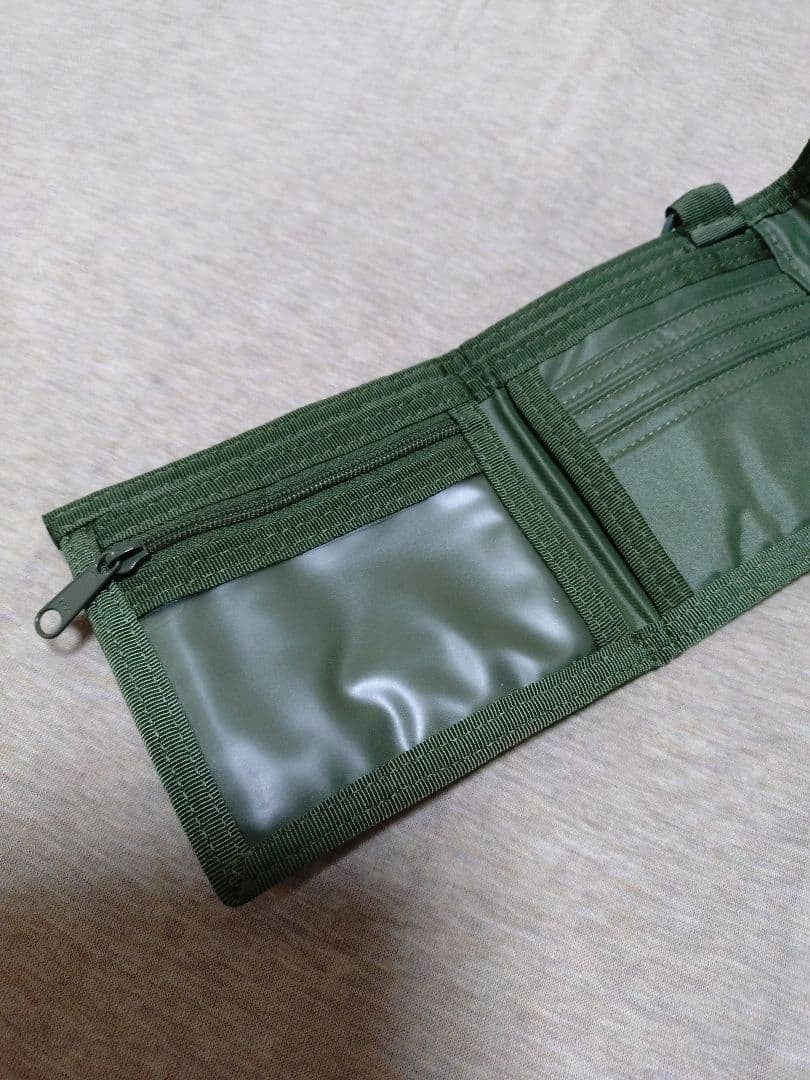 Porter Capsule Wallet Green Used 12cm x 10.5cm Compact Mens Wallet