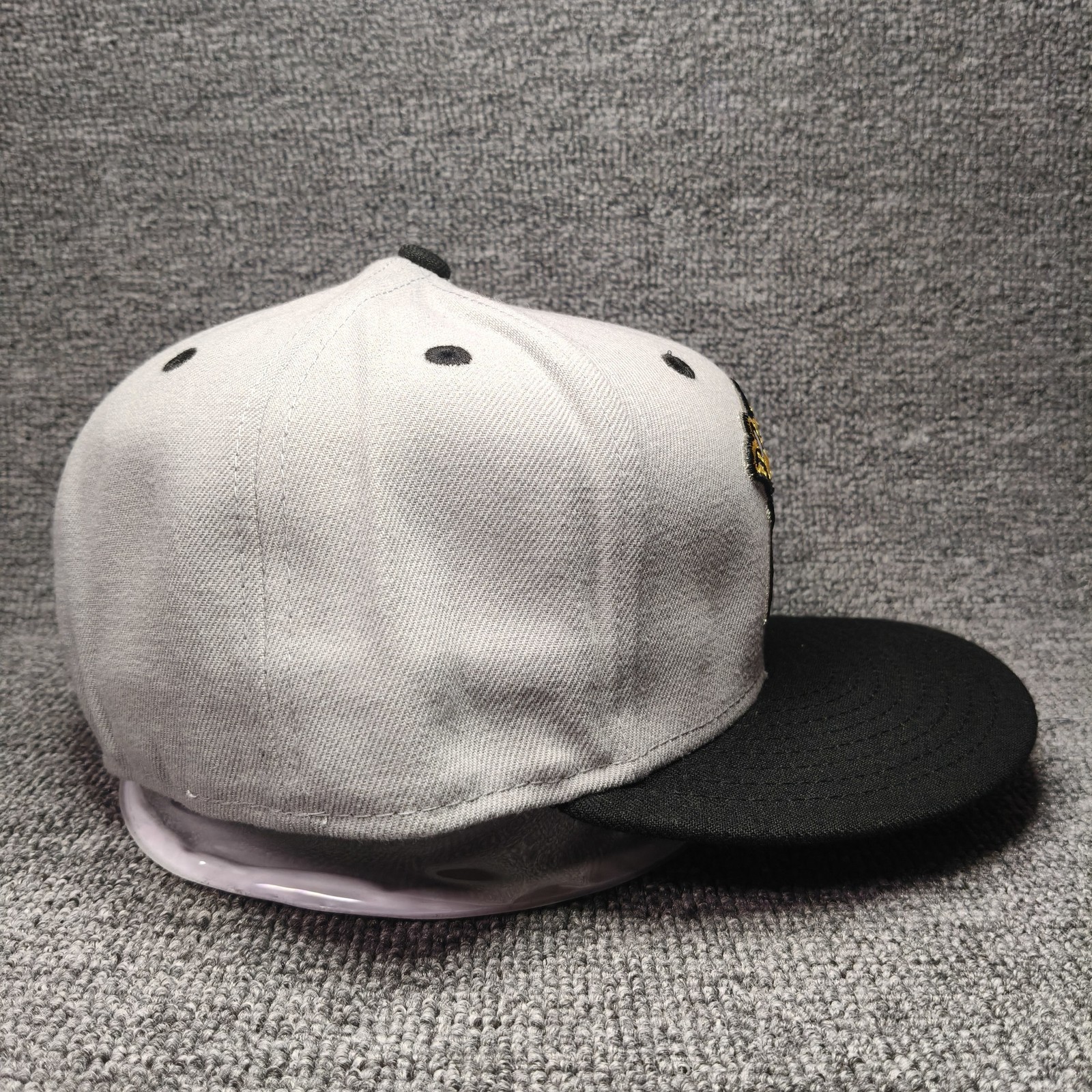 New Era 59FIFTY Fitted Baseball Cap Gray Black 7 1 4