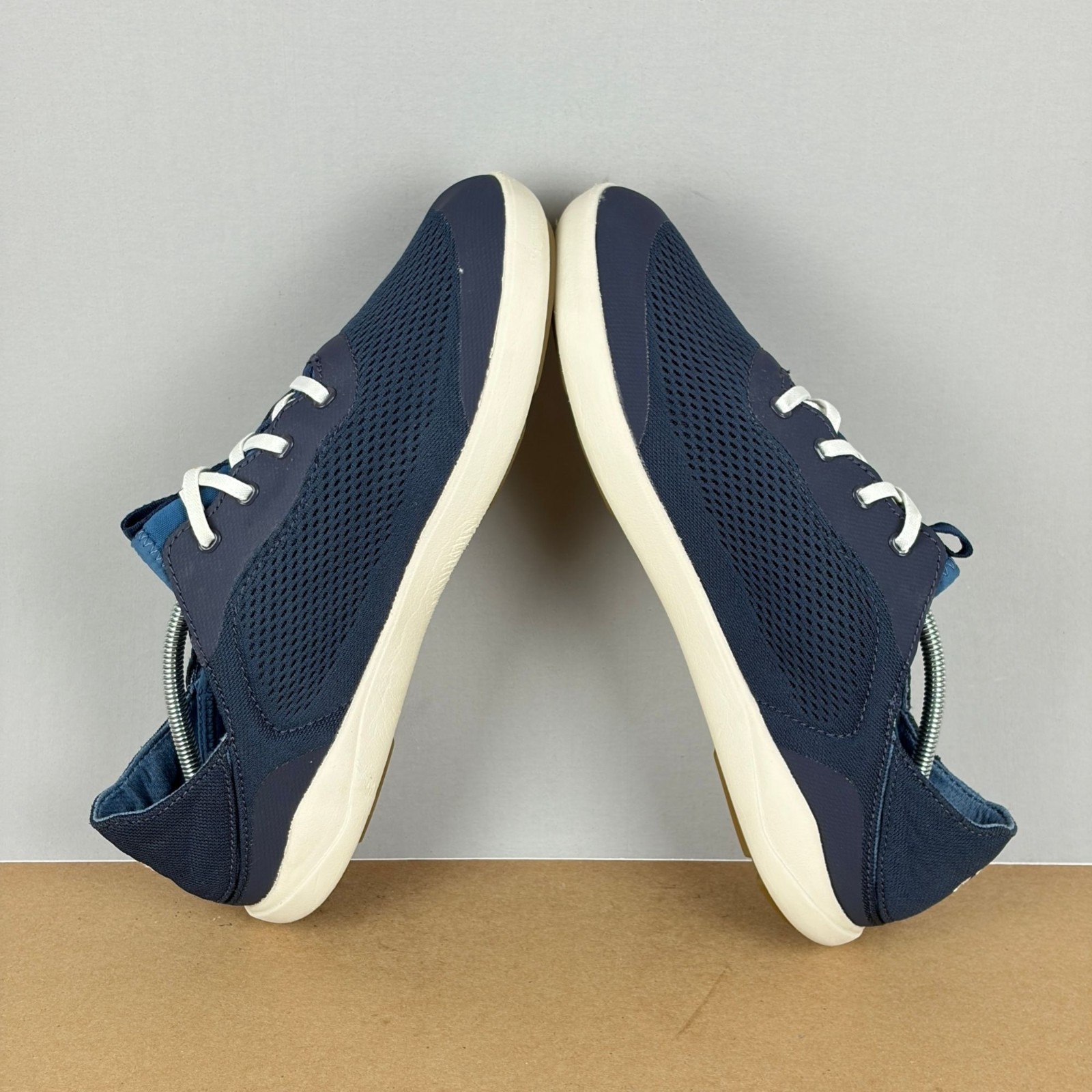 Olukai Moku Pae Casual Shoes Mens 9.5 Blue Slip On Comfort Loafer Mesh