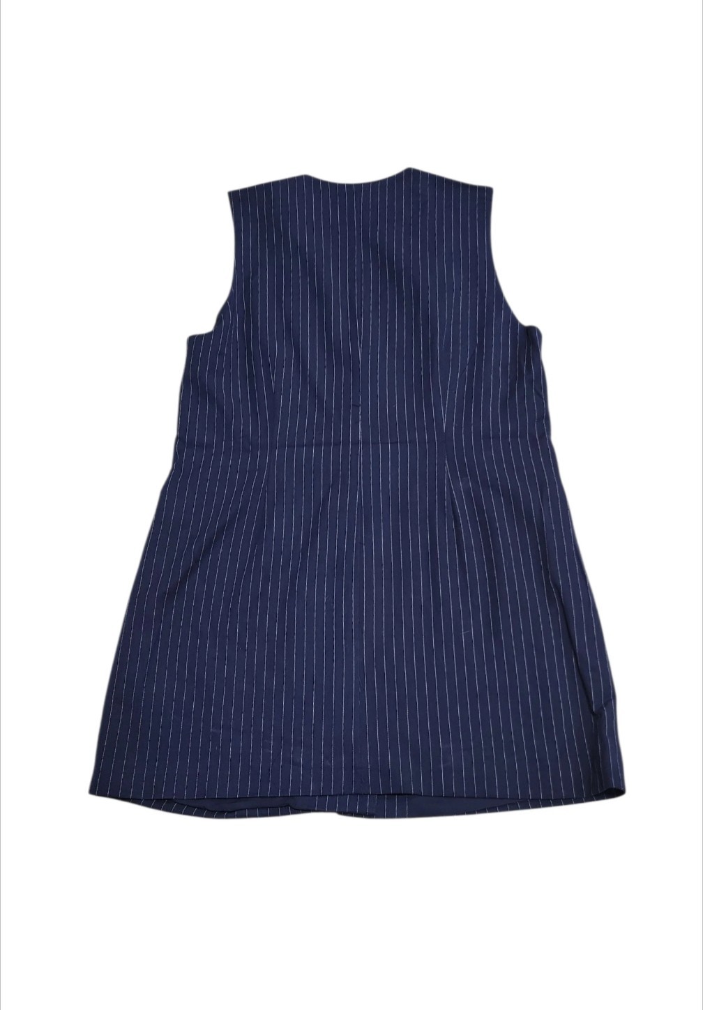 Steve Madden Women’s Machine Washable Pinstripe Sleeveless Mini Dress M Medium