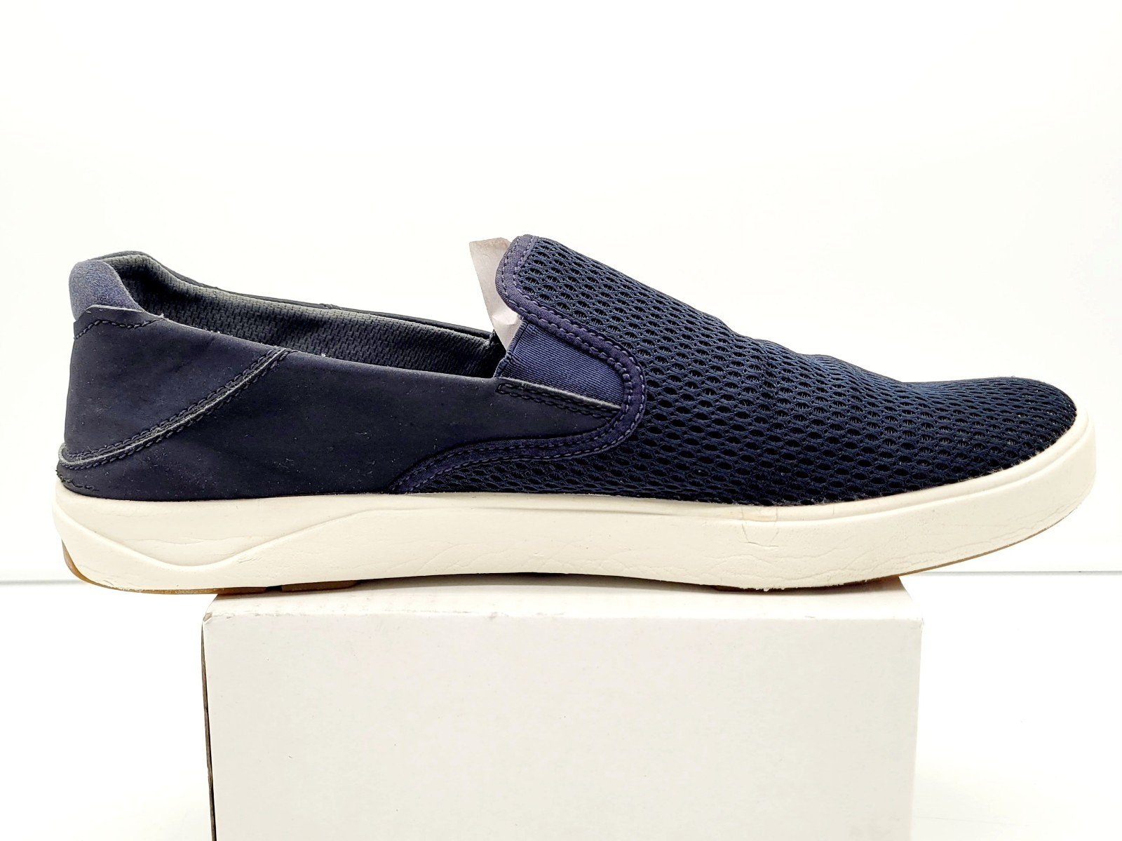 OluKai Lae’ahi Shoes Mens Size 14 Blue Mesh Slip On Casual Comfort Sneakers