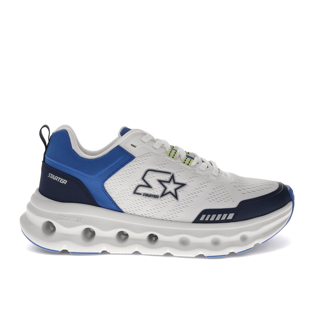 Starter Mens Bolt Synthetic Leather Casual Lace Up Sneaker Shoe