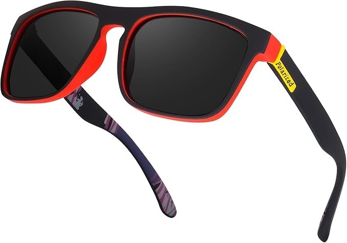 Square Polarized Sunglasses for Men Women Outdoor Sports Driving Glasses Golfing