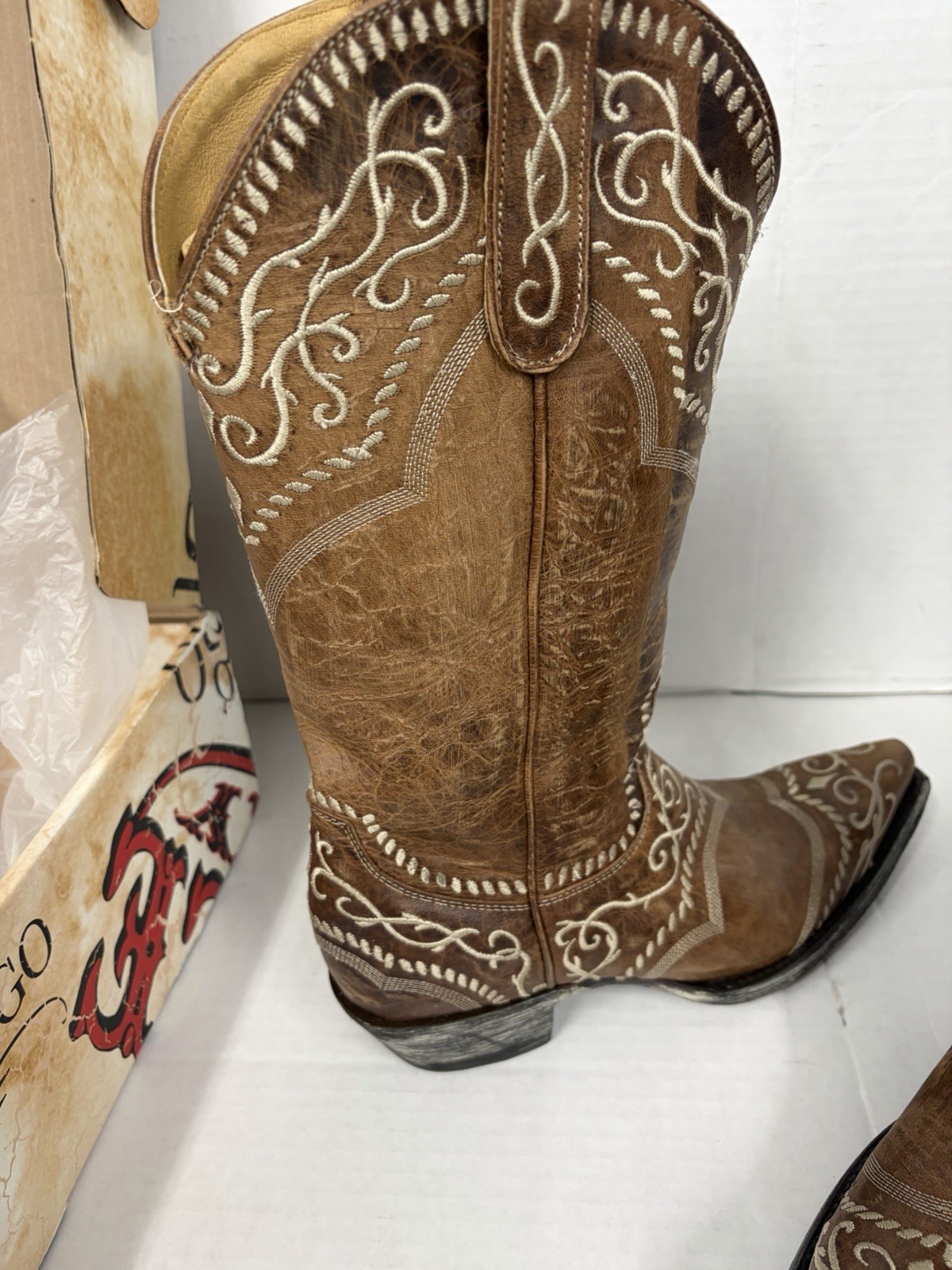 Old Gringo Yippee Ki Yay womens COWBOY BOOTS SINTRA 13″ 7.5 NEW SEE DESCRIPTION