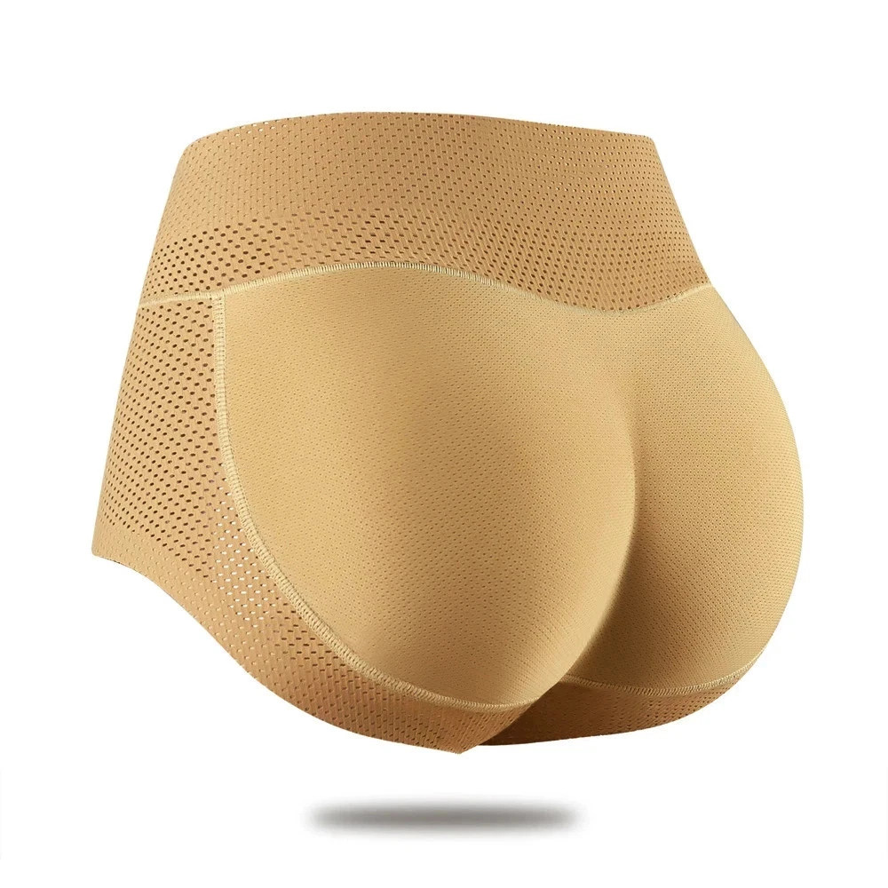 Women Seamless Padded Panties Butt Lifter Hip Enhancer Panty Shapewear-Underwear