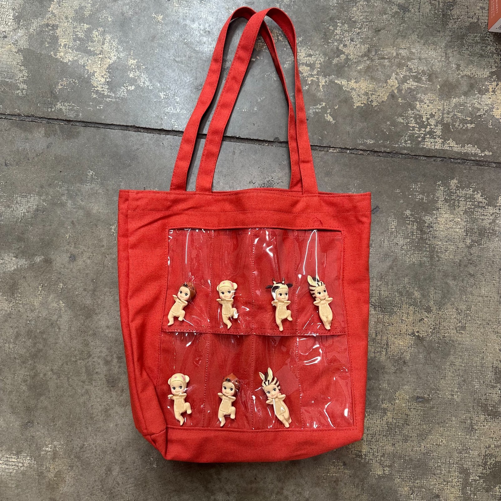 Sonny Angel Tote bag Hand Bag (Toys not included) 1pcs RED
