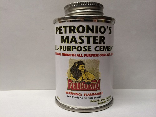 Petronio’s Master All Purpose Cement Glue Shoe Repair Adhesive Glue 4 oz.