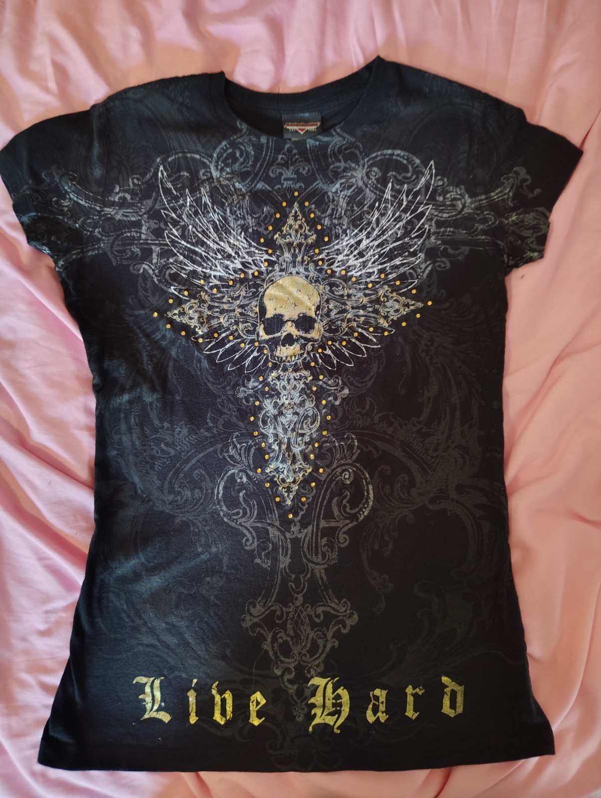 women s harley davidson t shirt large Y2k
