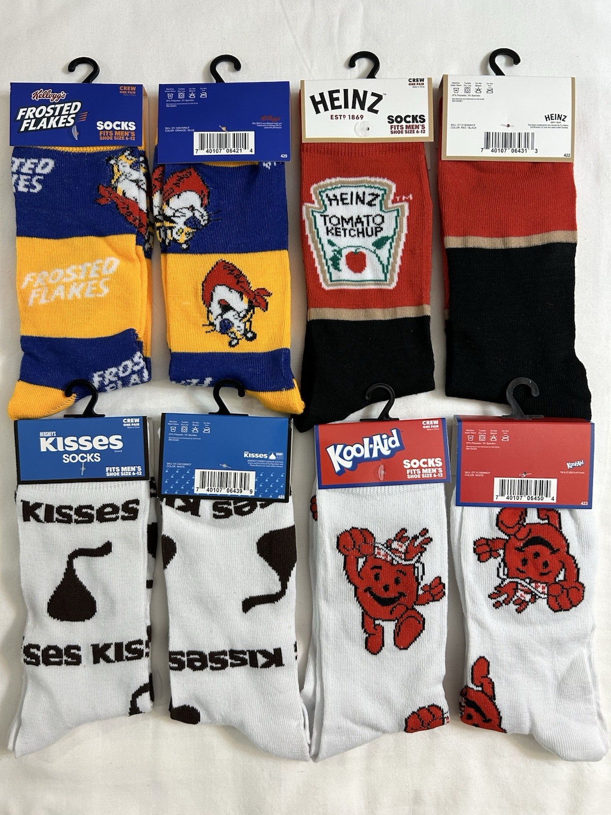 Original Odd Sox Crazy Funny Novelty Crew Socks Adult Men’s Women’s Size 6-12