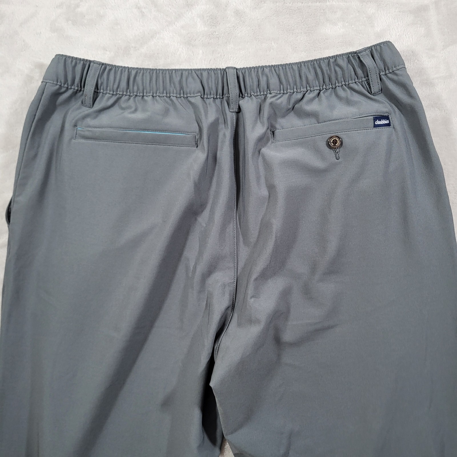 Chubbies The Everywhere Pants Mens XL Gray Casual Chino Travel Pants 36×30