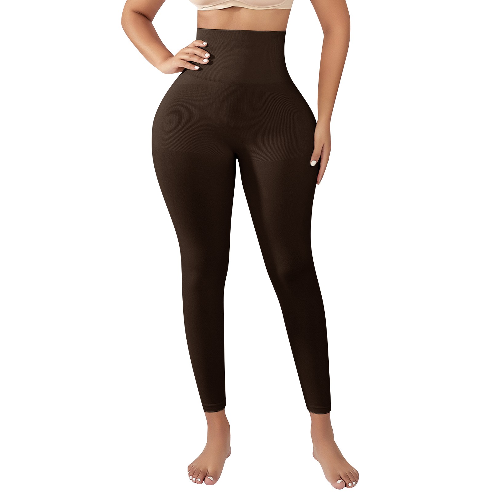 Slimming Anti Cellulite Compression Leggings High Waisted Tummy Control Pants