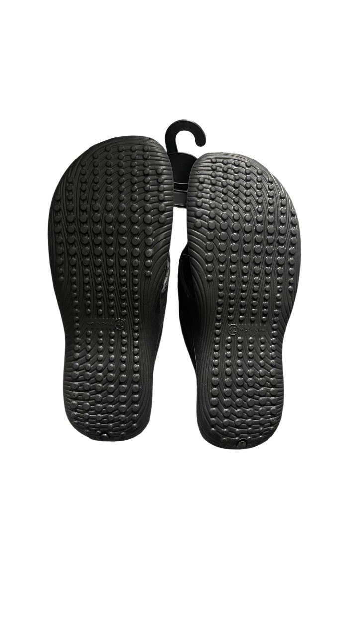 Men’s Black Flip Flops Sandals Size 10– Lightweight Comfort