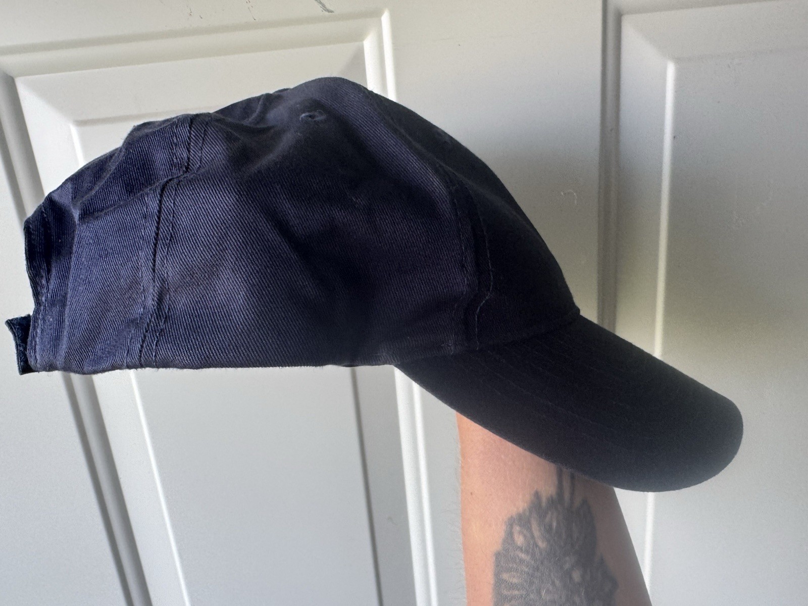 Navy Red Sox B Logo Adjustable Men’s Baseball Cap Hat One Size