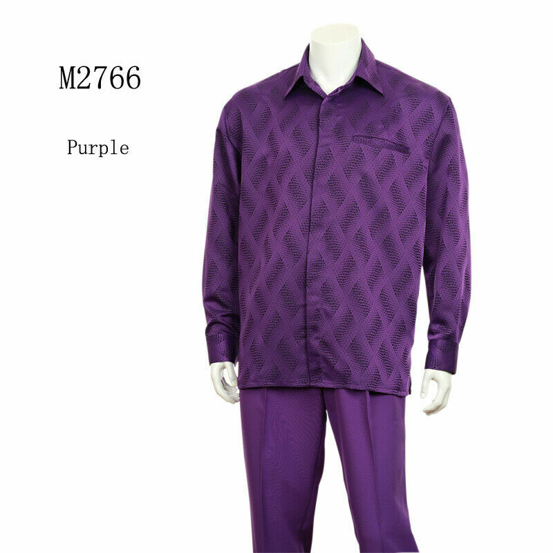 New Men’s 100% Polyester Two Pieces Walking suit Design By Fortino Landi M2766