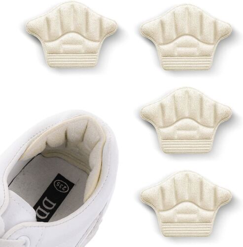 1-4 Pack Heel Grips for Loose Shoes Heel Cushion Pads No-Slip Shoe Inserts Half