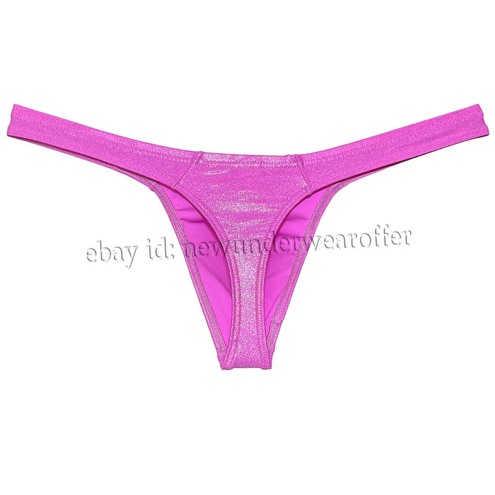 Men Shiny Wet Look Bikini Underwear Classical T-back Bulge Pouch Jockstrap Pants