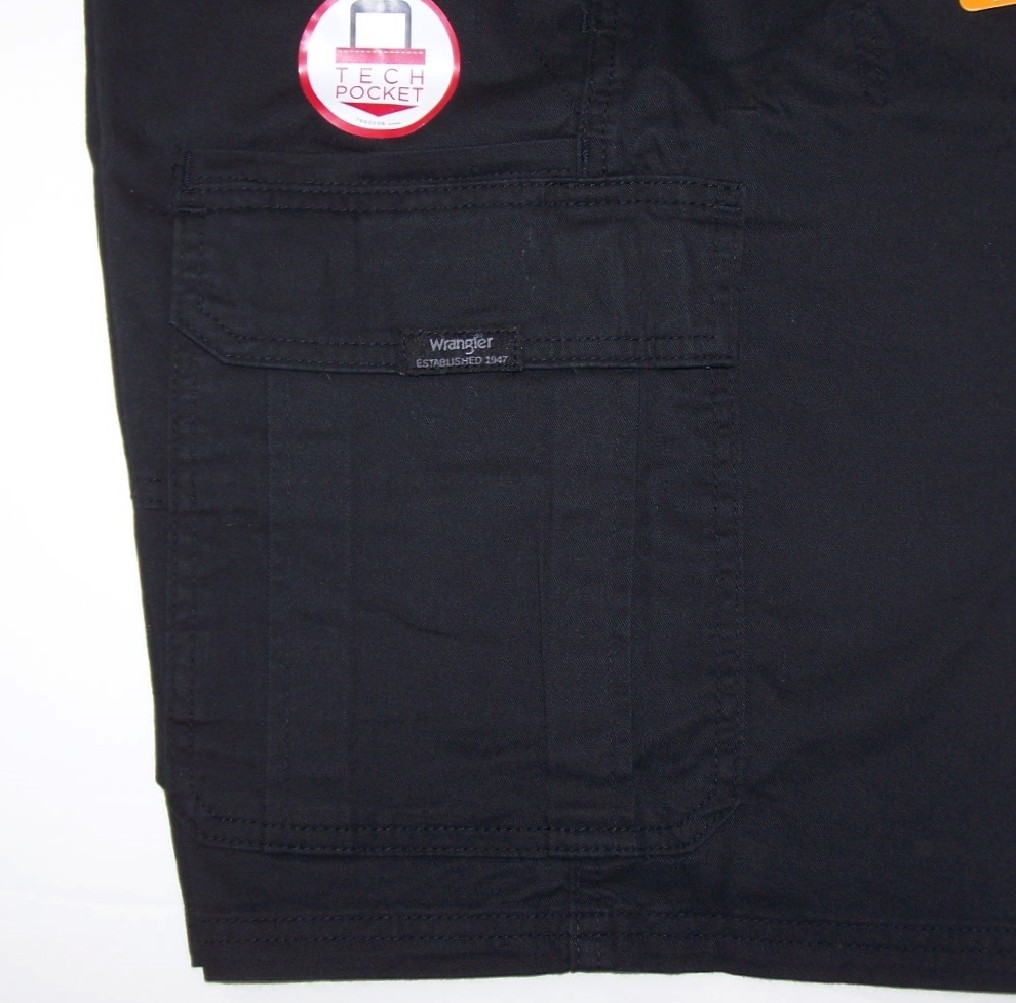 Mens Wrangler 5-Star Cargo Shorts w/ Stretch CAMO Above Knee CHOOSE COLOR & SIZE