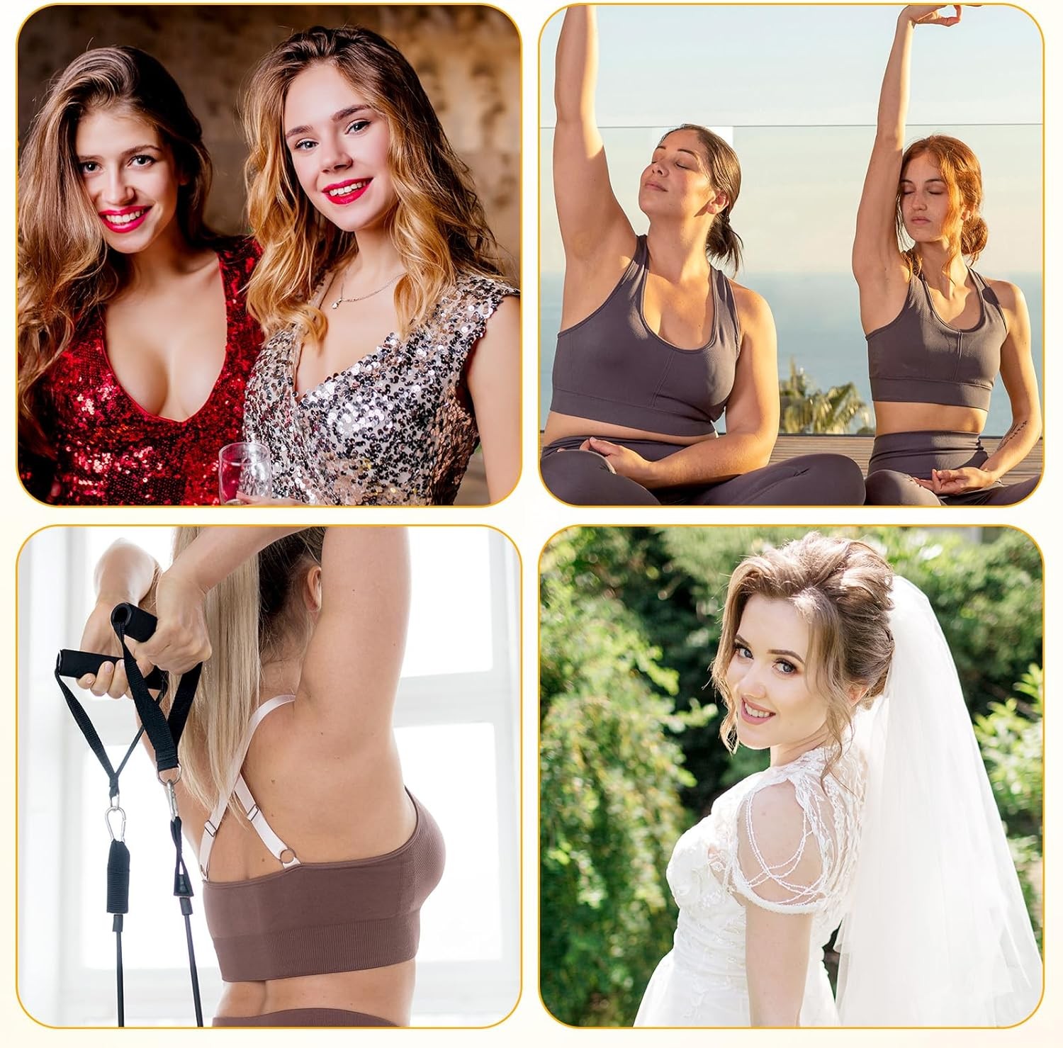 15 Pcs Bra Strap Holders for Slipping, Bra Strap Clips, Bras Clips