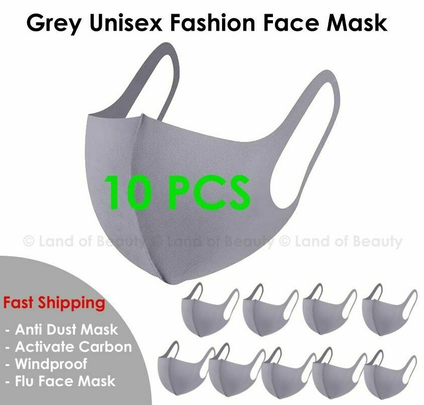 Face Fashion Black Mask Washable 3D/ Ship within 24Hrs (Choose Your Quanitities)