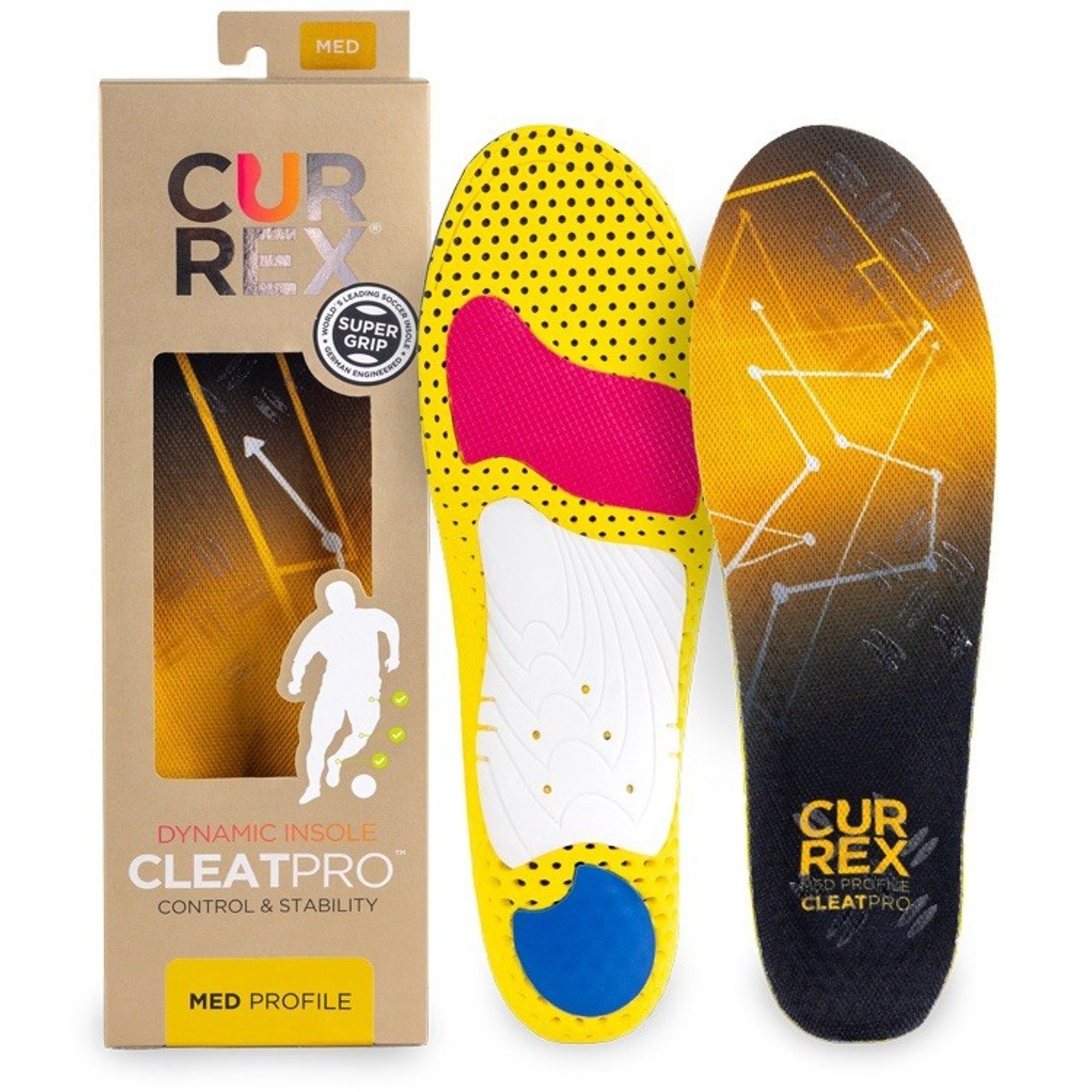 Currex CLEATPRO Medium Dynamic Insole Size XLarge (11-12.5M / 12.5-14W)